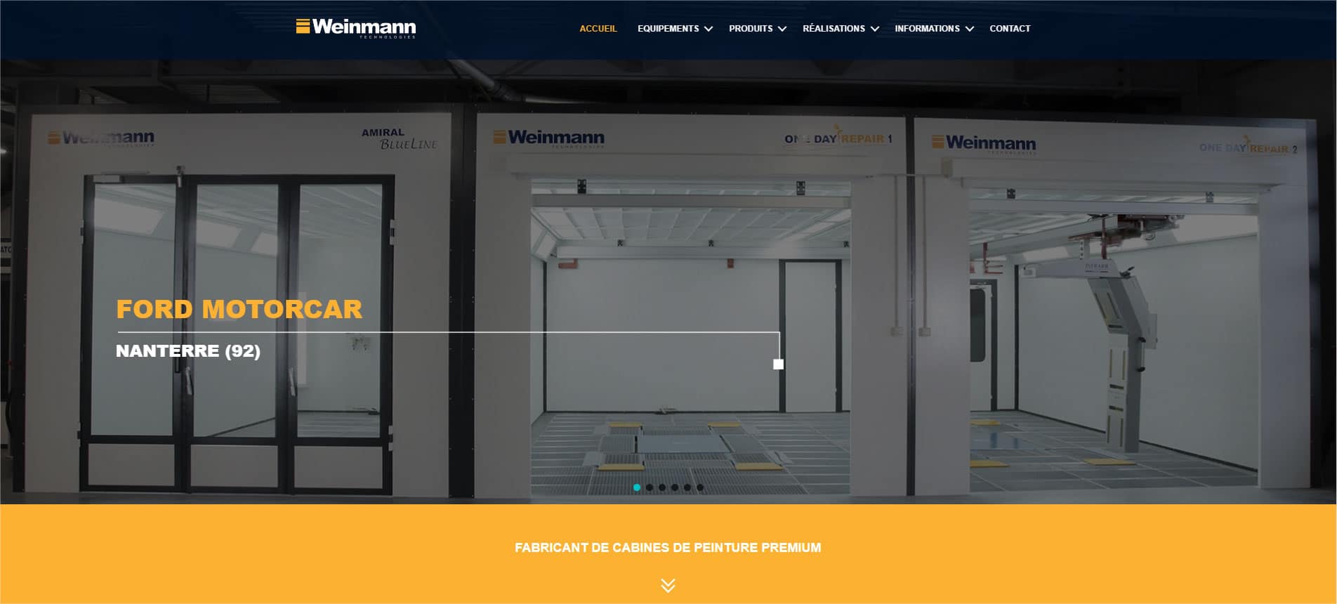 Cabine de peinture  Weinmann Technologies